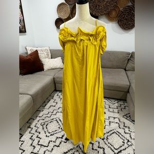 SOLDMustard/Yellow Maxi Dress